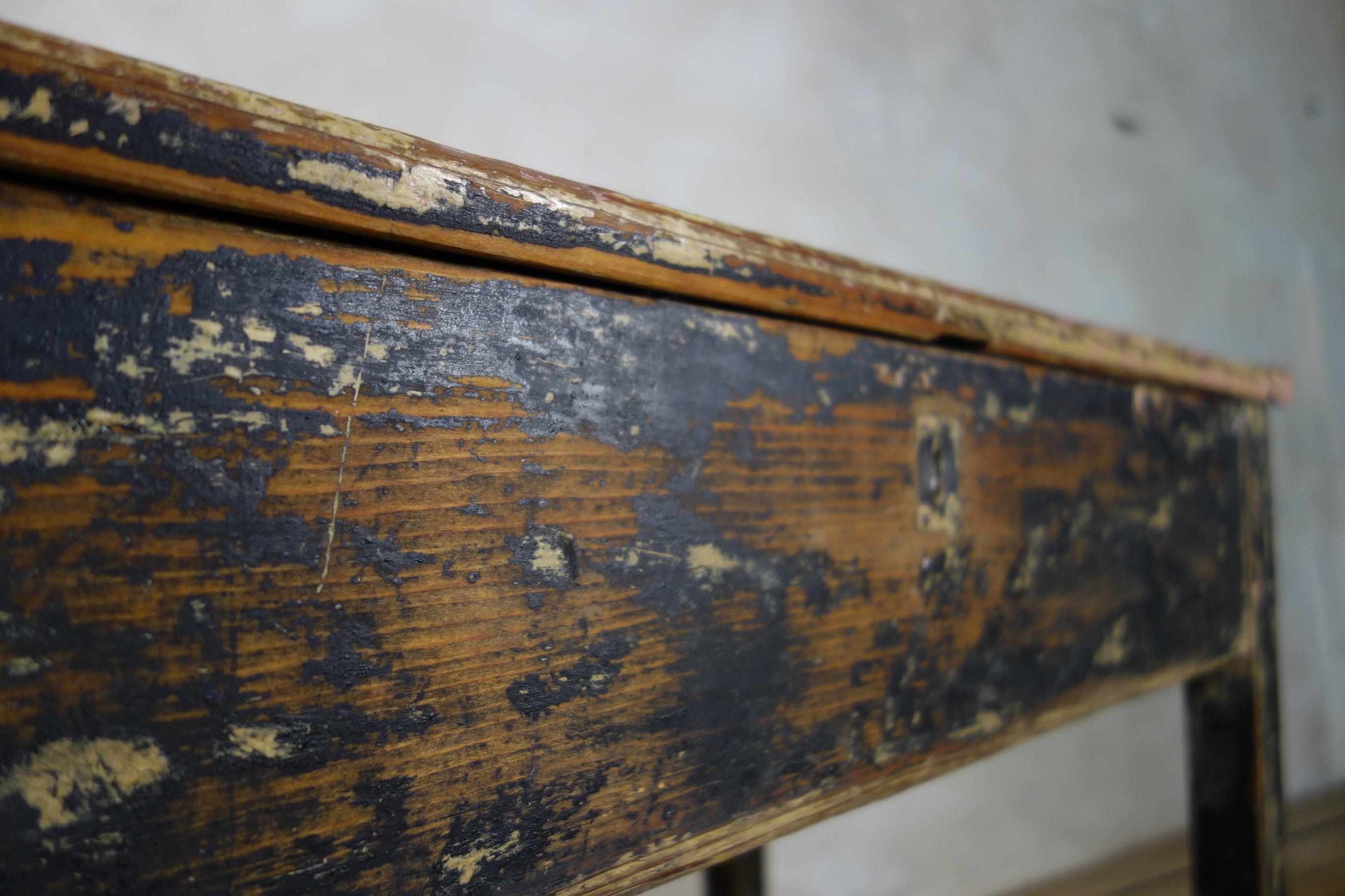 Pine Late 18th Century French Primitive Slanted School Desk
