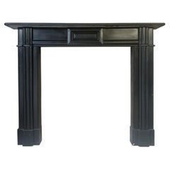 A Late 18th Century George III Irish Kilkenny Marble Fireplace Mantel