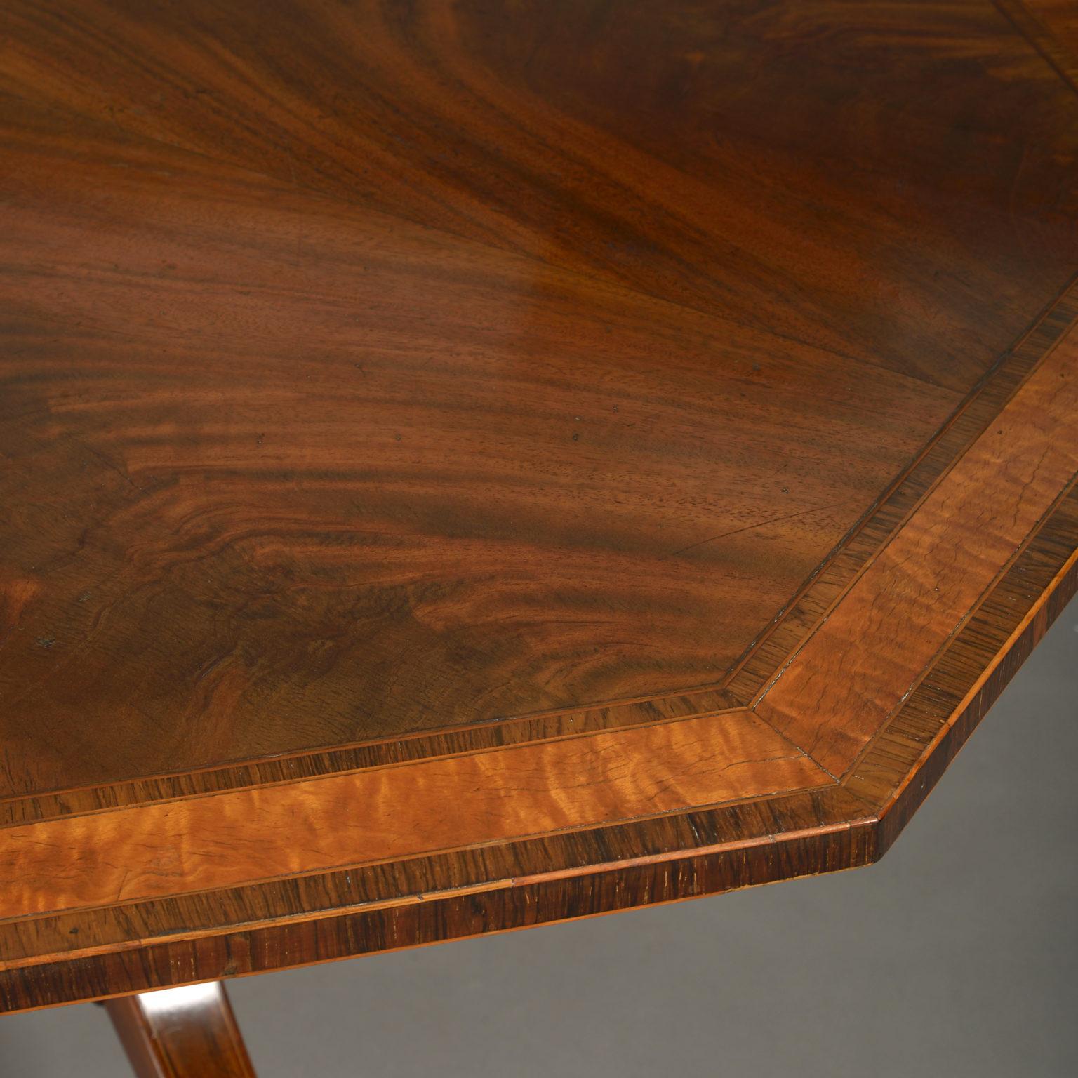 Veneer Late 18th Century George III Mahogany Breakfast Table