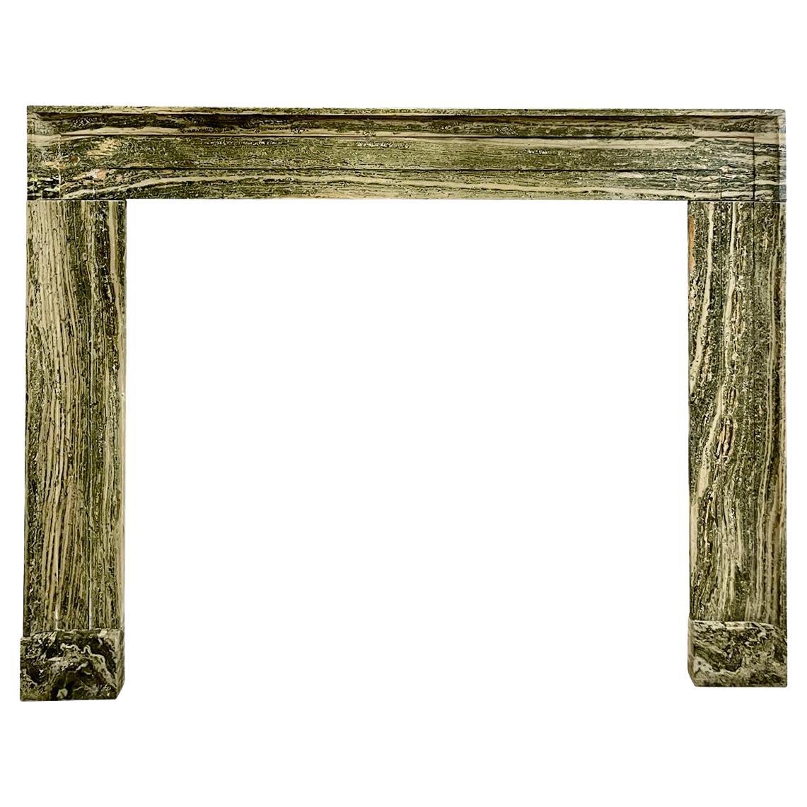Late 18th Century Irish Marble Bolection Fireplace Mantel For Sale