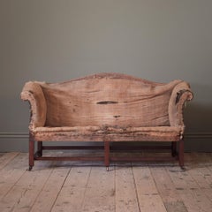 A Late 18th Century Mahogany Camel Back Sofa, of Smaller Proportions