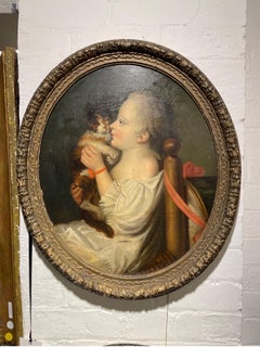 A Late 18th Century Oval Painting
