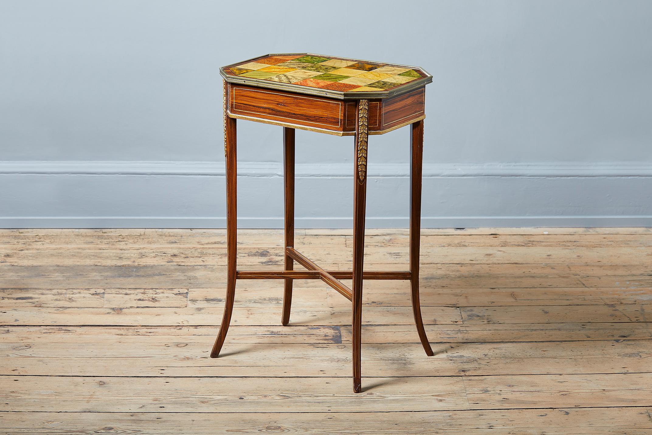 Gilt Late 18th Century Regency Occasional Table For Sale
