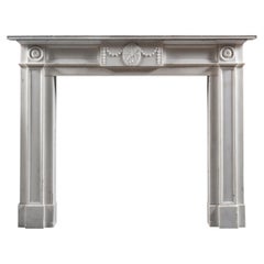 Late 18th / Early 19th Century Statuary Marble Fireplace