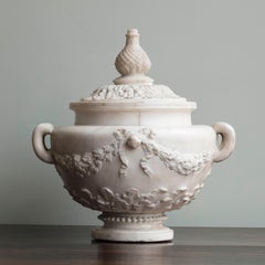 Late 18th Statuary Marble Grand Tour Vase