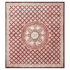 A late 19th cent. Savonnerie Carpet in the Napoleon III style 13x12ft 360x390cm