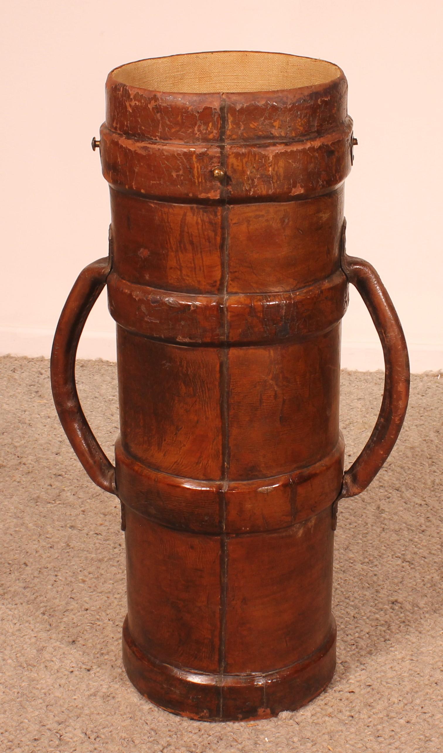 A Late 19th Century Army Shell Case Possible Umbrella Or Stick Stand For Sale 1