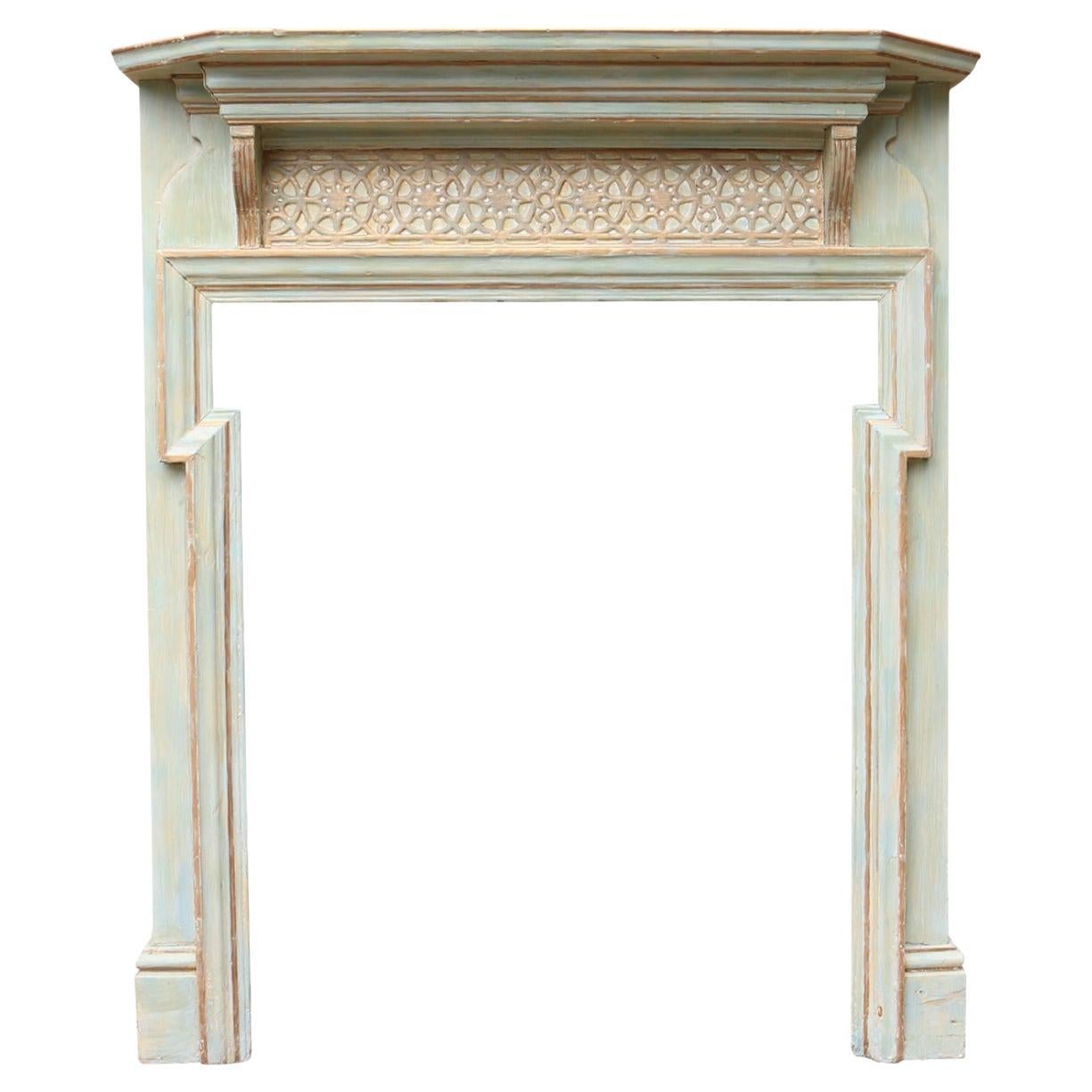 Late 19th Century Arts & Crafts Period Fire Mantel For Sale