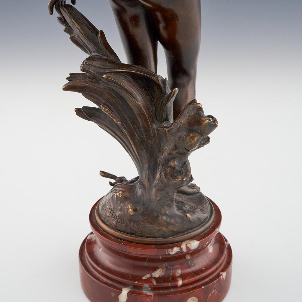 A Late 19th Century Bronze Sculpture by Auguste Moreau at 1stDibs