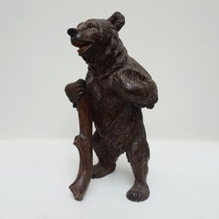 Late 19th Century Carved Black Forest Bear