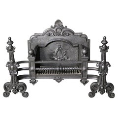 Late 19th Century Cast Iron Fire Grate