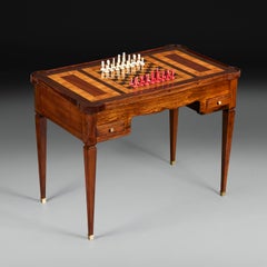 A Late 19th Century Chess and Backgammon Table