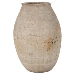 Antique A Late 19th Century Chinese Stone Urn