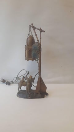 Late 19th Century Cold Painted Bronze Figure in the Manner of Bergman