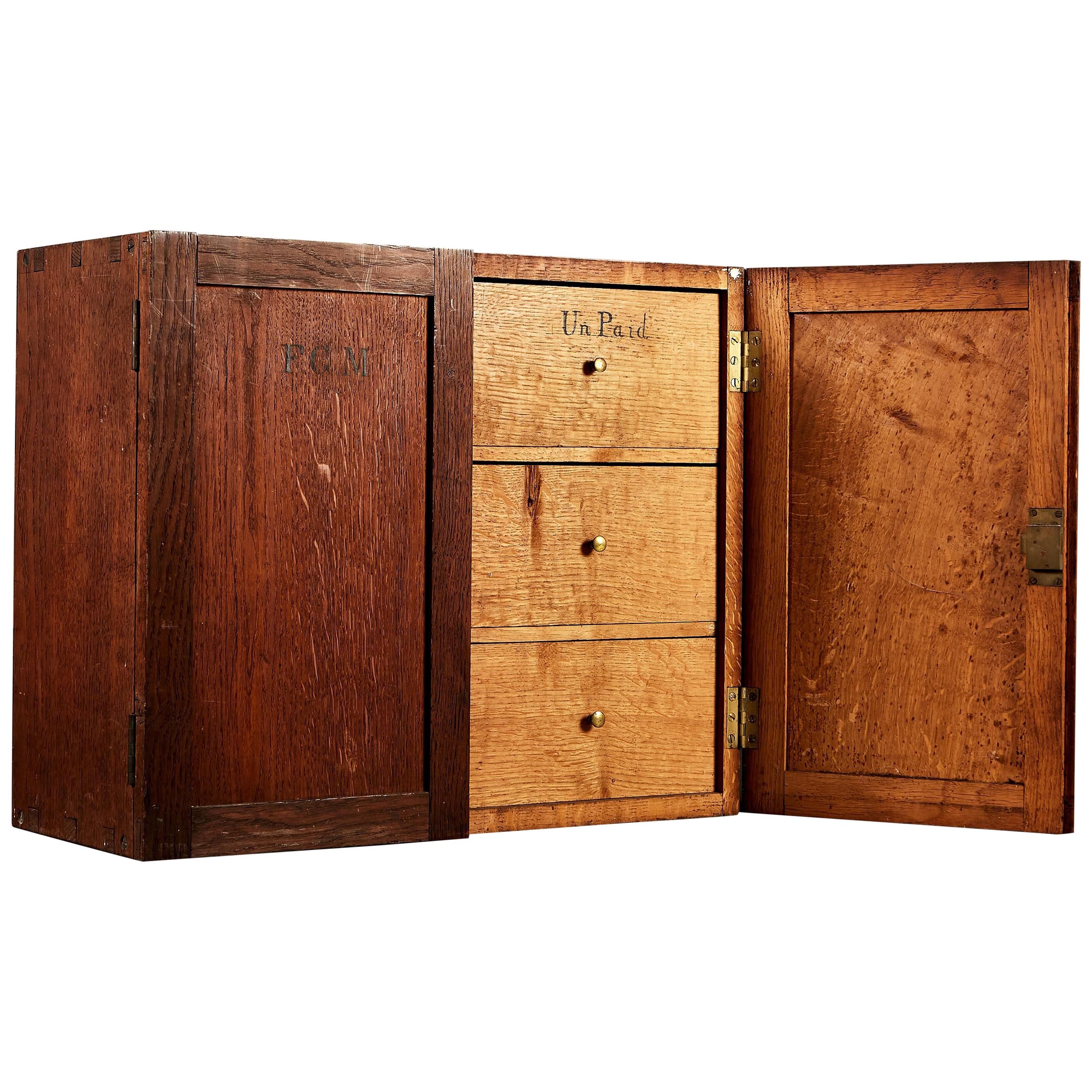 Late 19th Century Estate Filing Cabinet