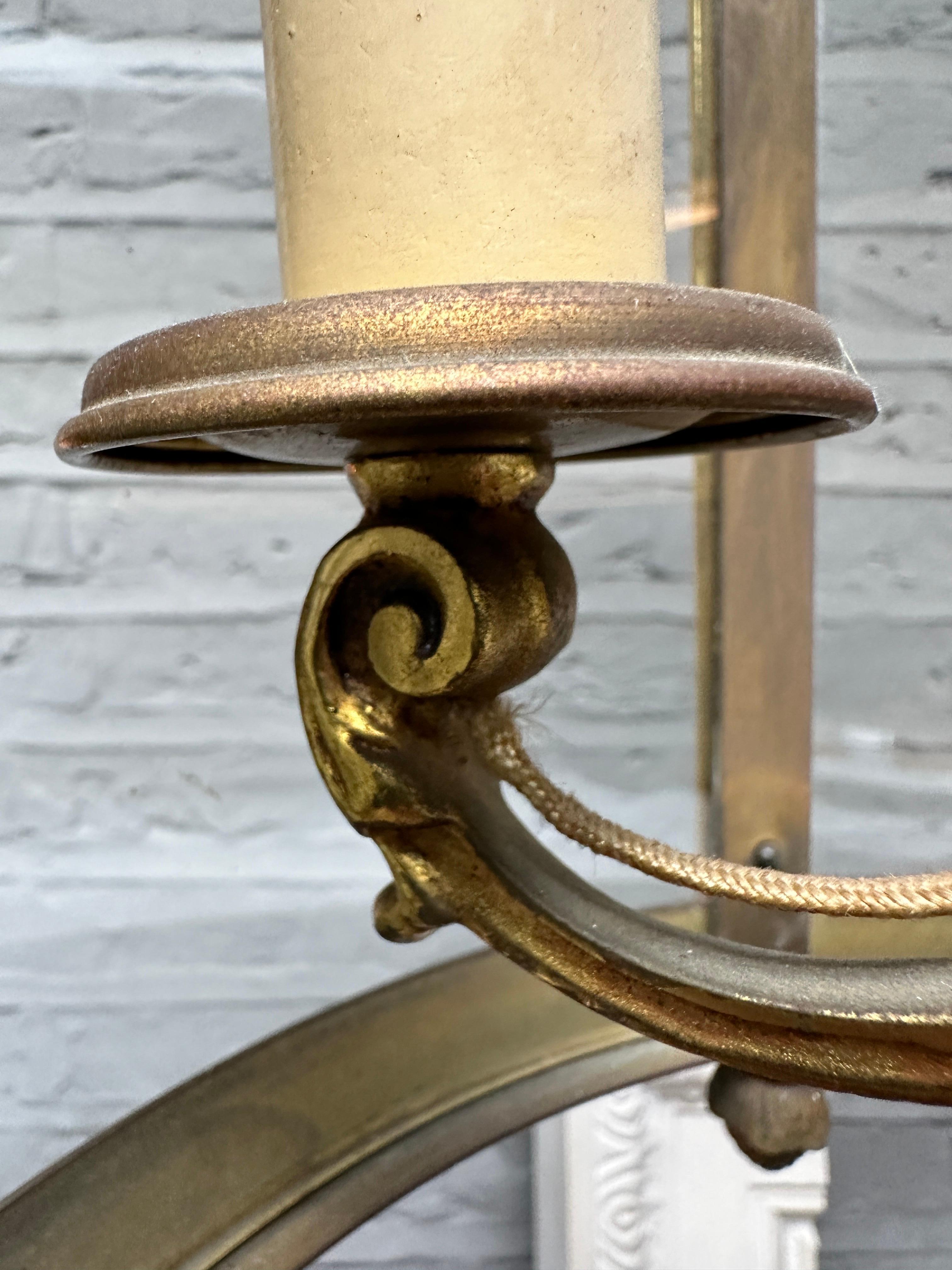 A late 19th Century French Gilt Bronze Lantern  For Sale 4