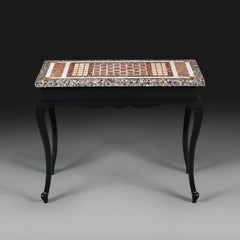 A Late 19th Century French Specimen Marble Console Table