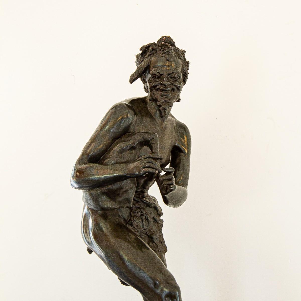 Late 19th Century Large French Bronze of a Musician 2