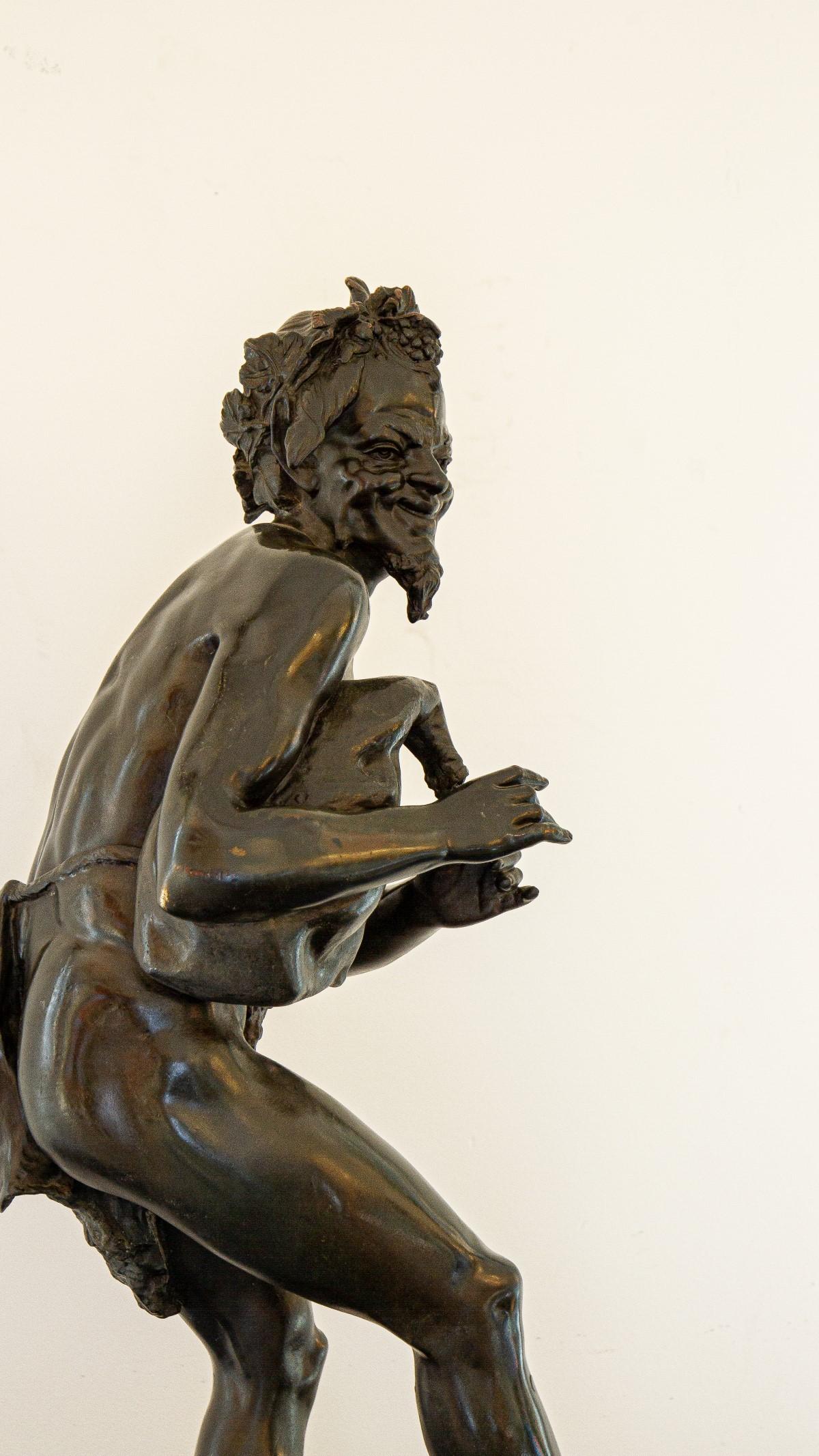 Late 19th Century Large French Bronze of a Musician 5