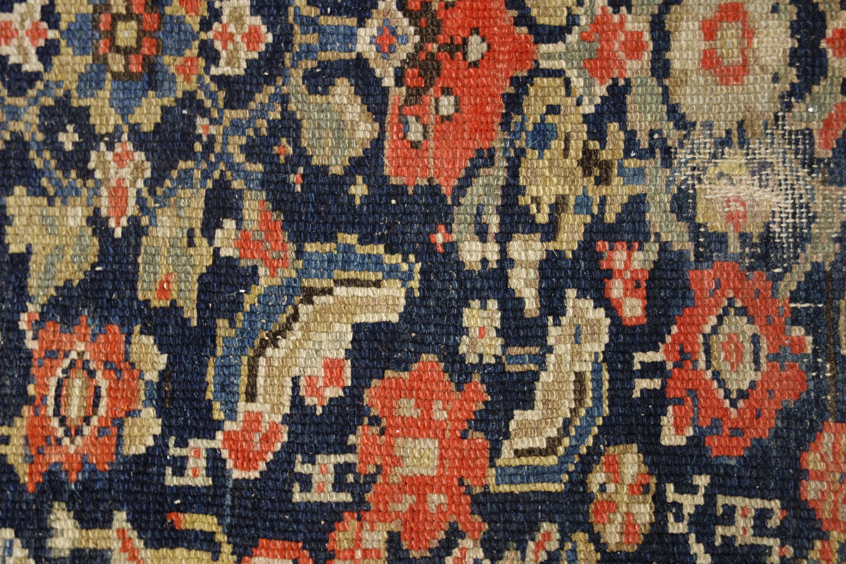 Late 19th Century Long Near Pair of Malayer Persian Runners, Rugs Colourful 5