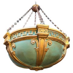 Antique Late 19th Century Neoclassic French Light Fixture