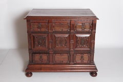 Late 19th Century Oak Jacobean Style Chest