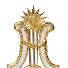Late 19th Century Ormolu and White Marble Mantel Clock by Causard