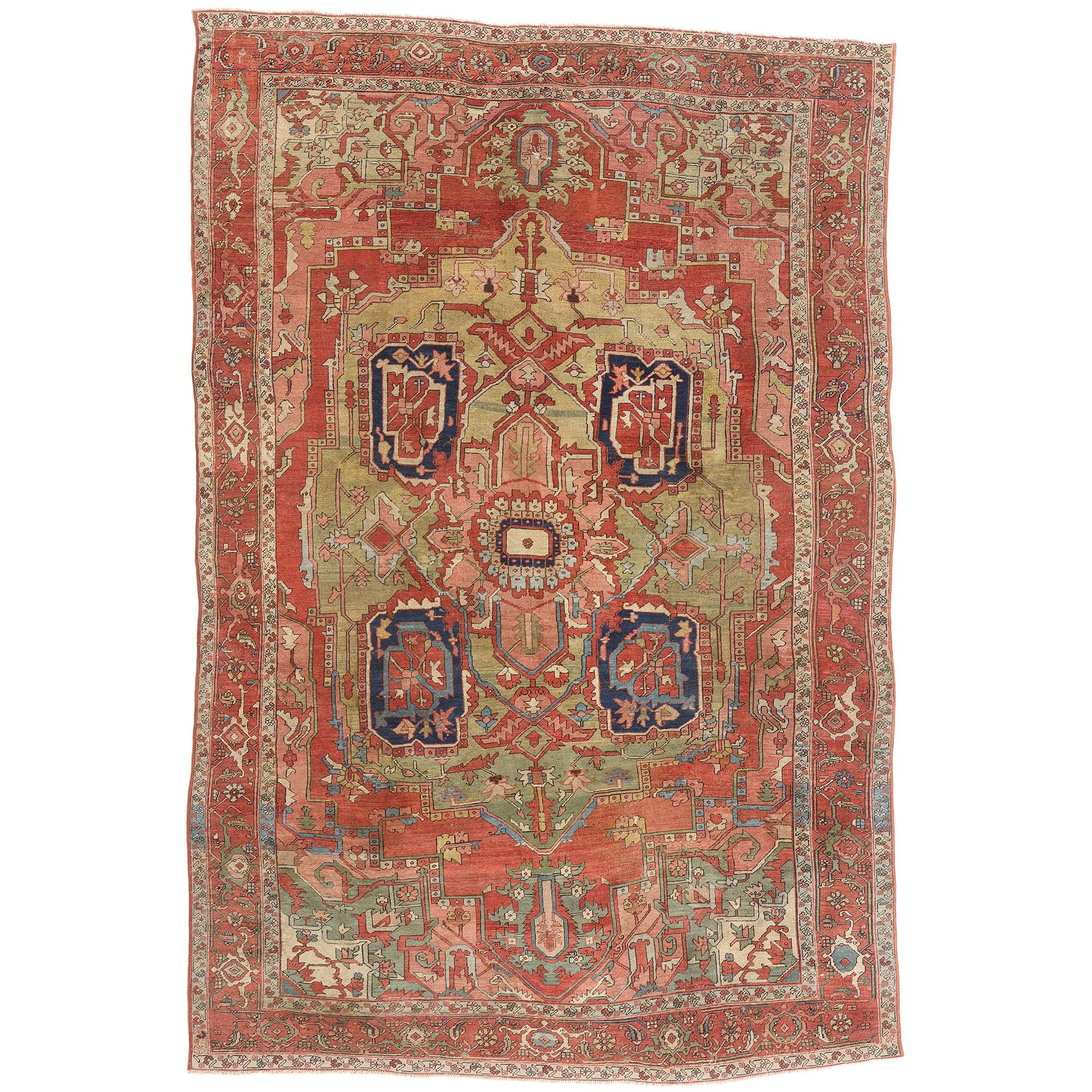 Un capolavoro Serapi persiano del tardo 19° secolo dall
eleganza senza tempo