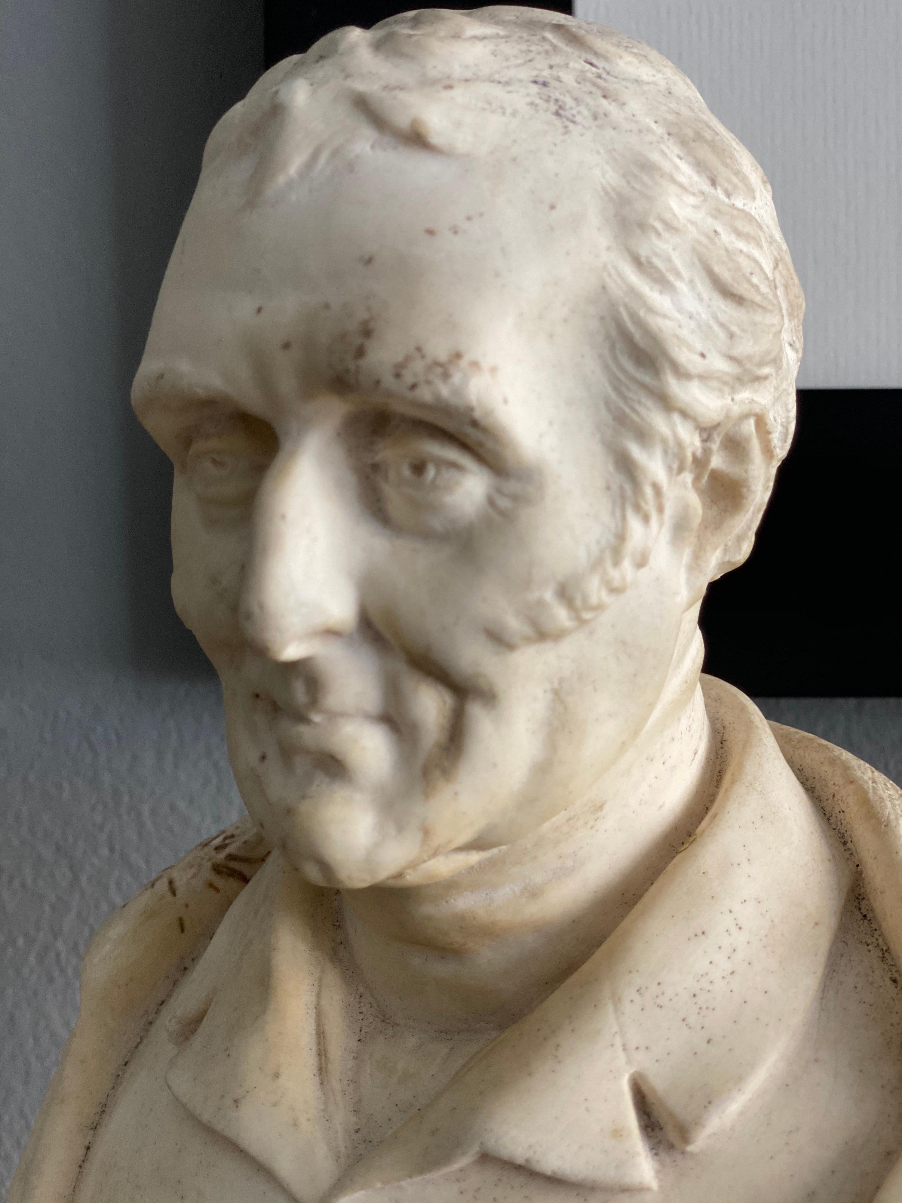 Late 19th Century Plaster Bust of the Duke of Wellington 2
