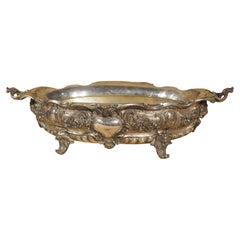 A Late 19th Century Silvered Bronze Jardiniere from France