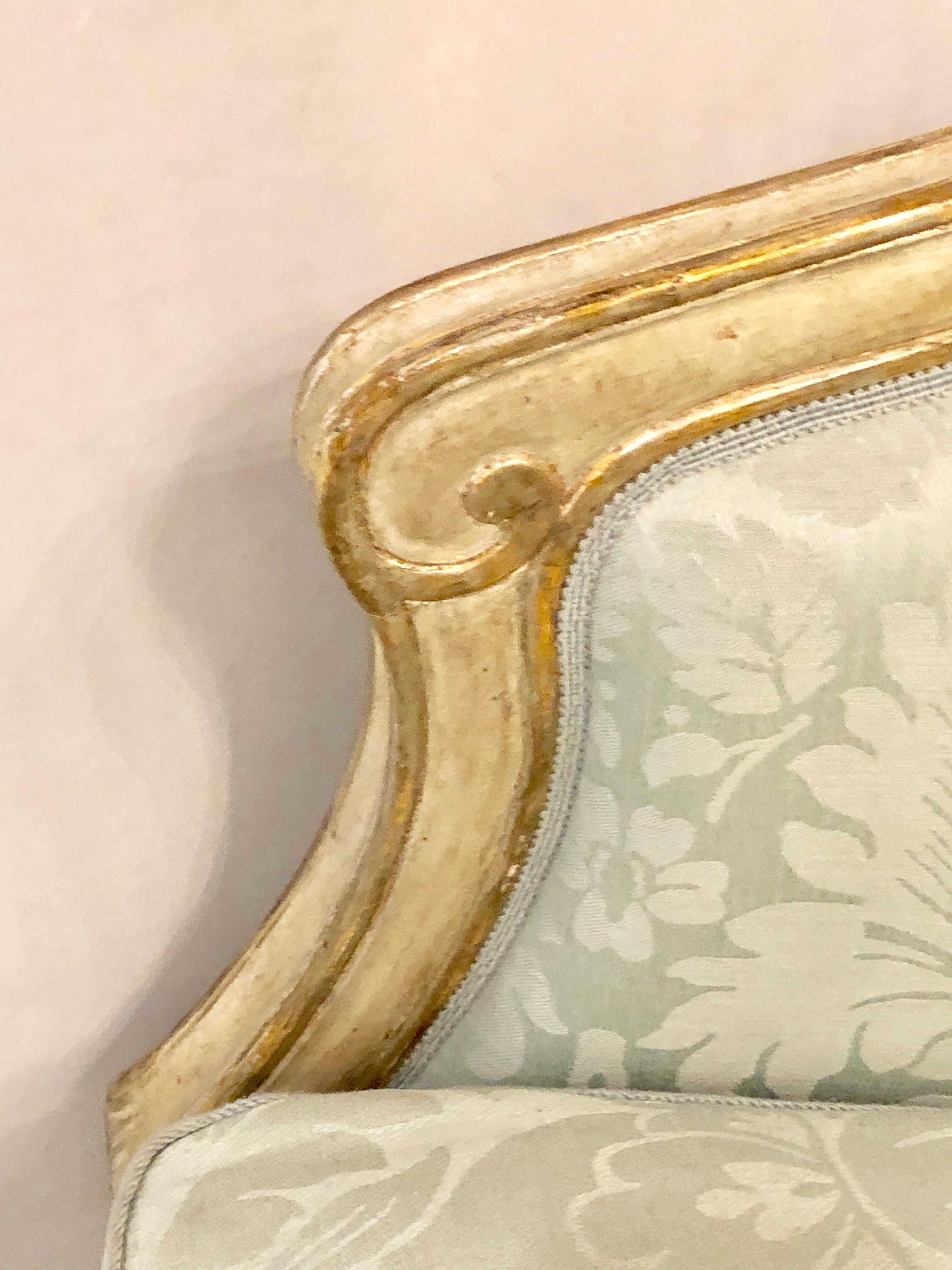 Late 19th Century Swedish Gilt and Parcel Paint Decorated Sofa 9