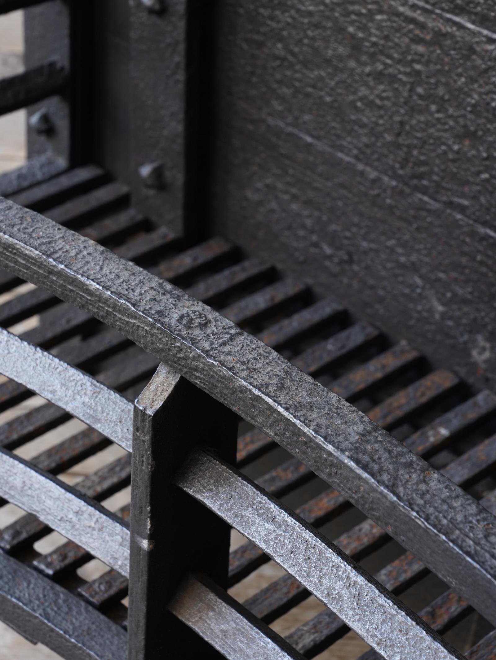 Late 19th Century Wrought Iron Fire Grate 1