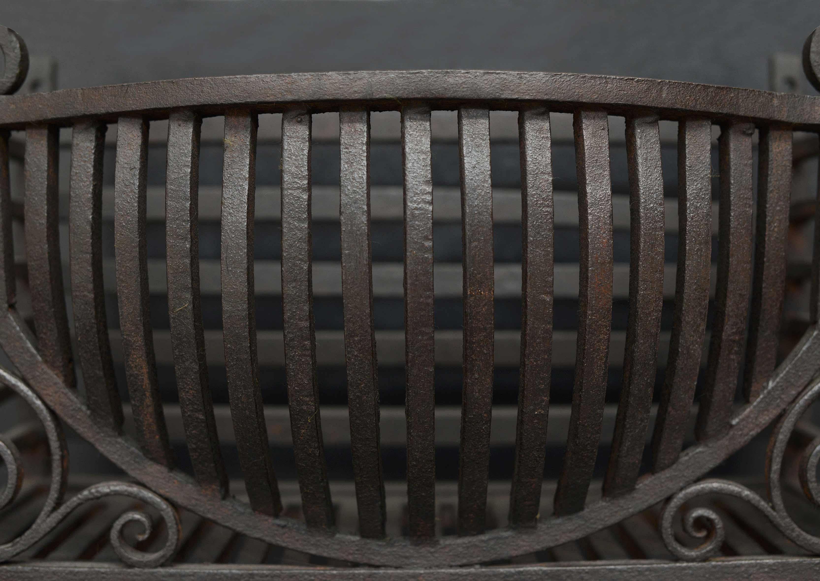Late 19th Century Wrought Iron Firebasket In Good Condition For Sale In London, GB