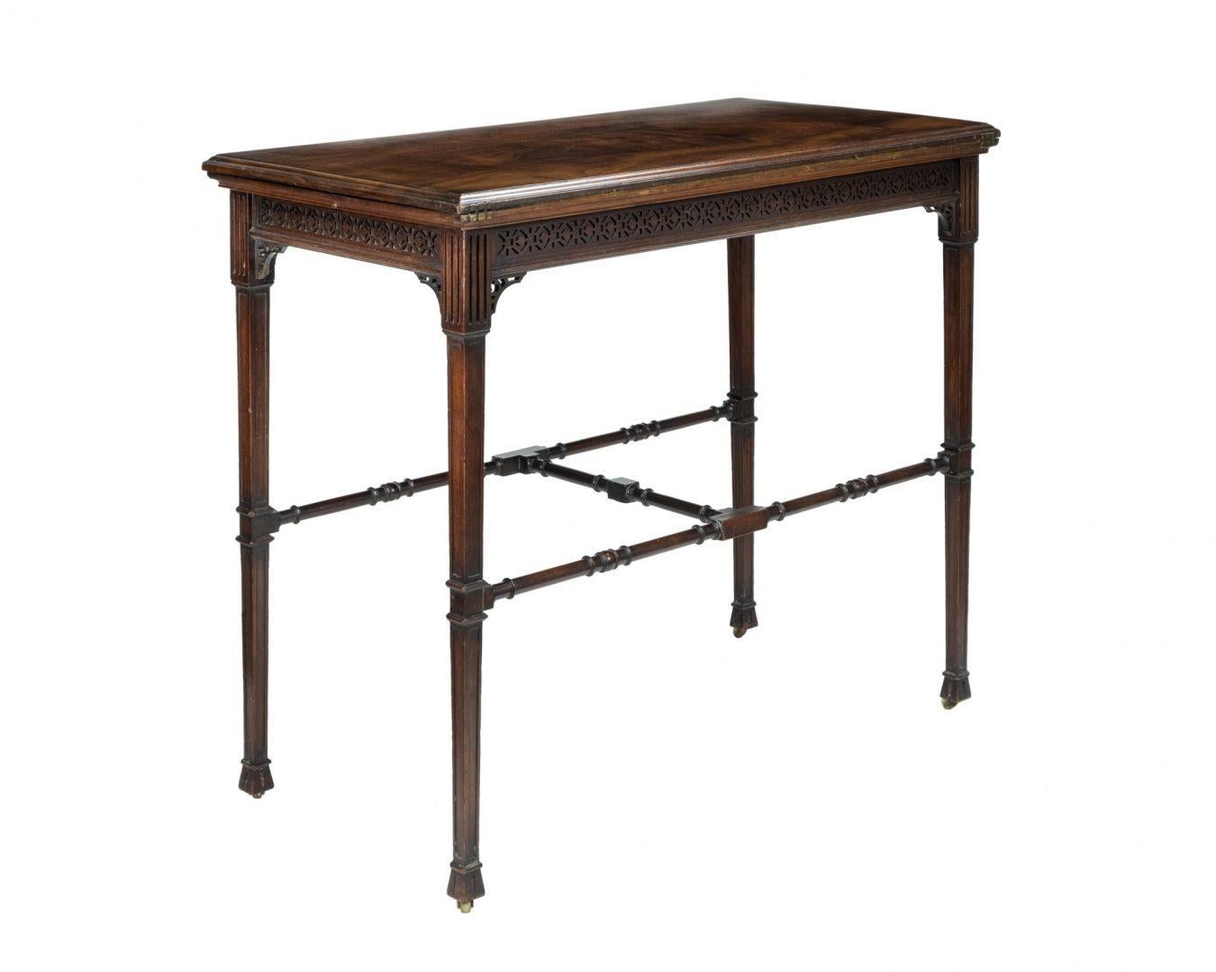 Late 19th-Early 20th Century Gillow & Co. Card Table In Good Condition In Northwich, GB