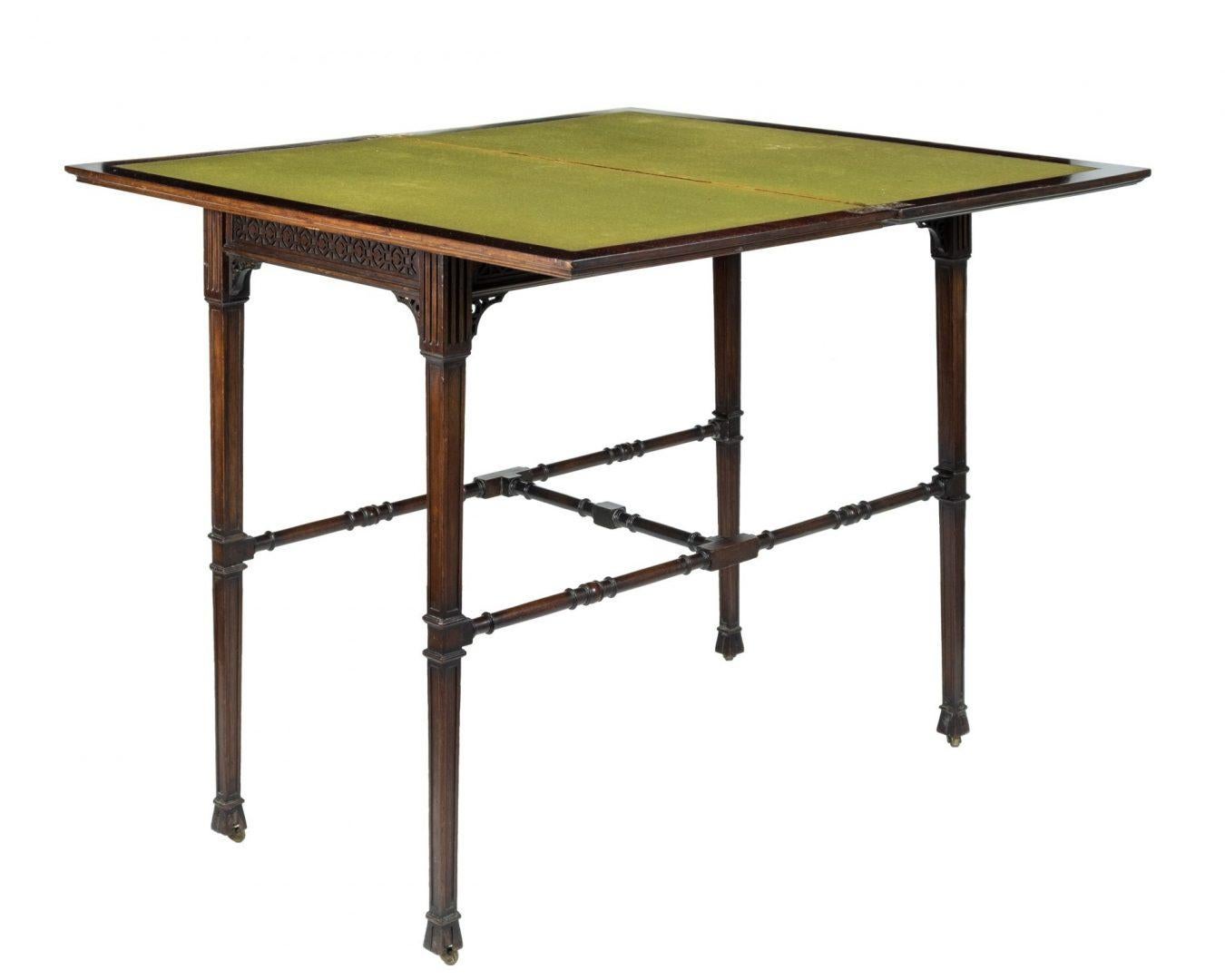 19th Century Late 19th-Early 20th Century Gillow & Co. Card Table
