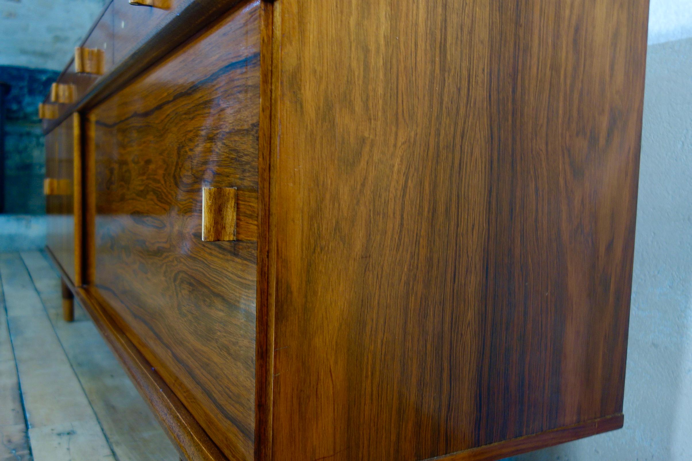 Late 20th Century Brazilian Rosewood Sideboard Credenza 12