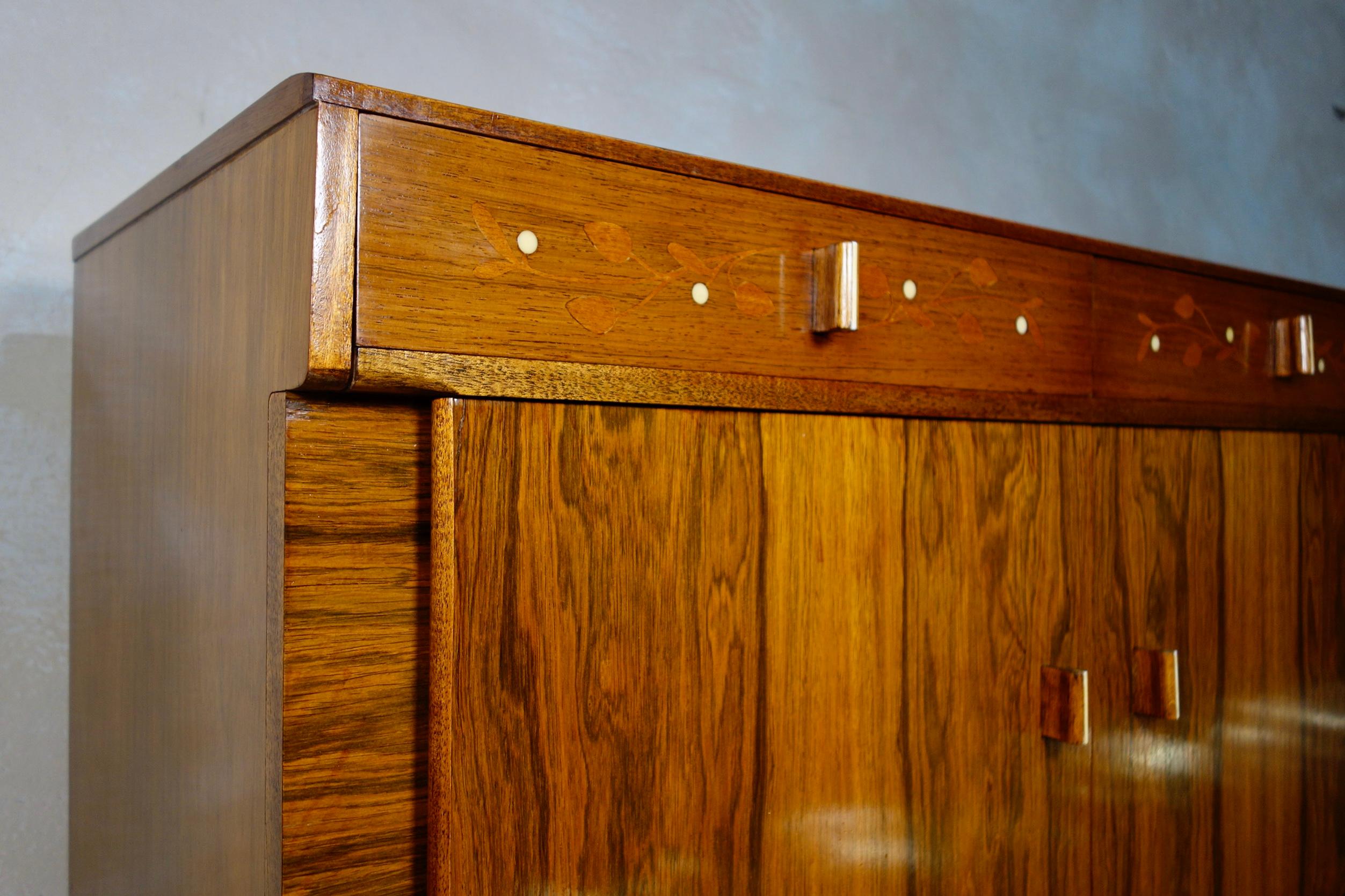 Late 20th Century Brazilian Rosewood Sideboard Credenza 6