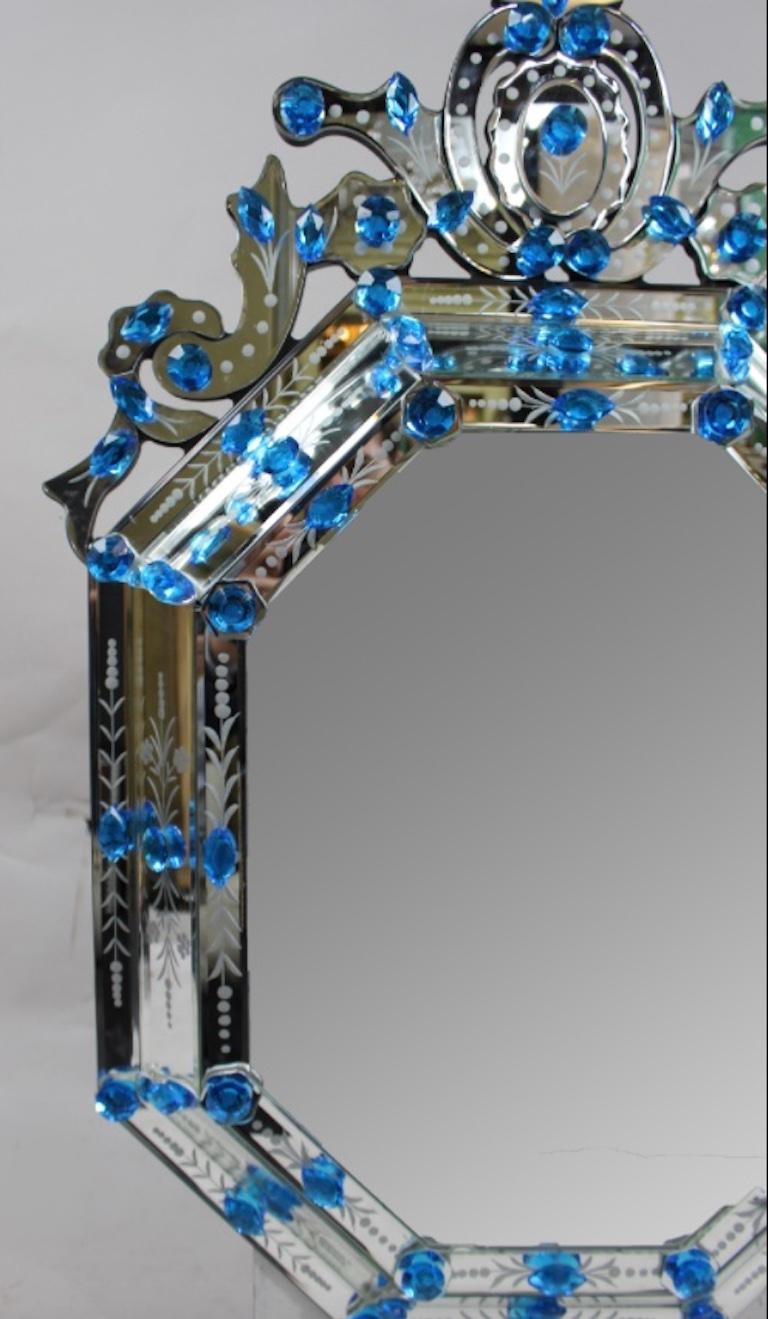 A Late 20Th. Century A Pair Of Custom Made Venetian Mirrors In Good Condition For Sale In London, GB