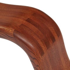 Late 20th Century American Studio Craft Carved Wood Entry Hall Bench