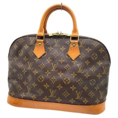 A Late 20th Century Louis Vuitton Monogram Canvas Alma Hand-Bag