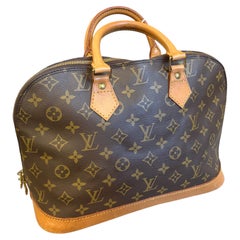 A Late 20th Century Louis Vuitton Monogram Canvas Alma Hand-Bag