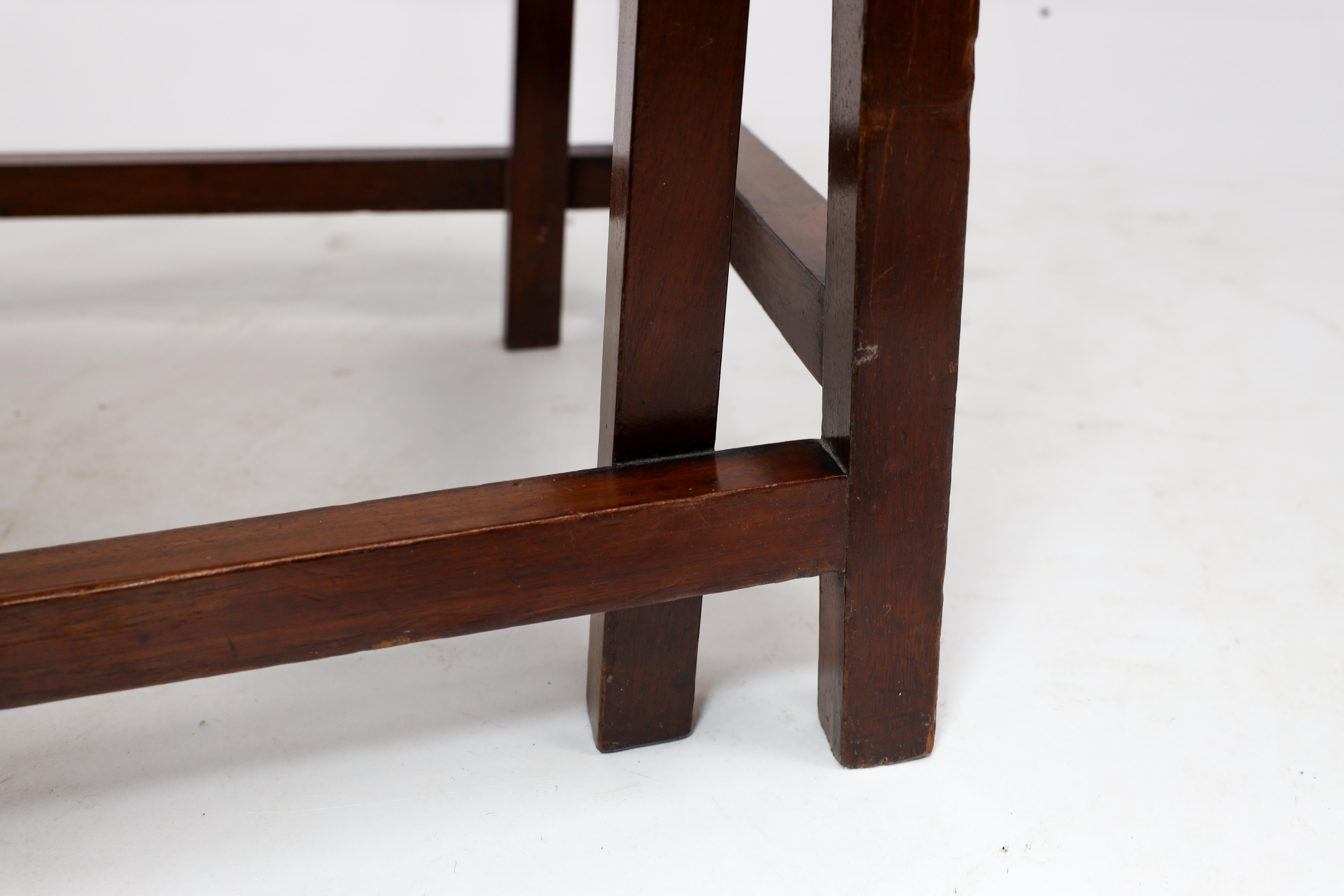 Bombay Art Furniture An Anglo-Japanese Walnut armchair with a double back leg. For Sale 11