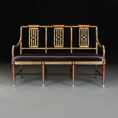 A Late Eighteenth Century Russian Three Seater Settee