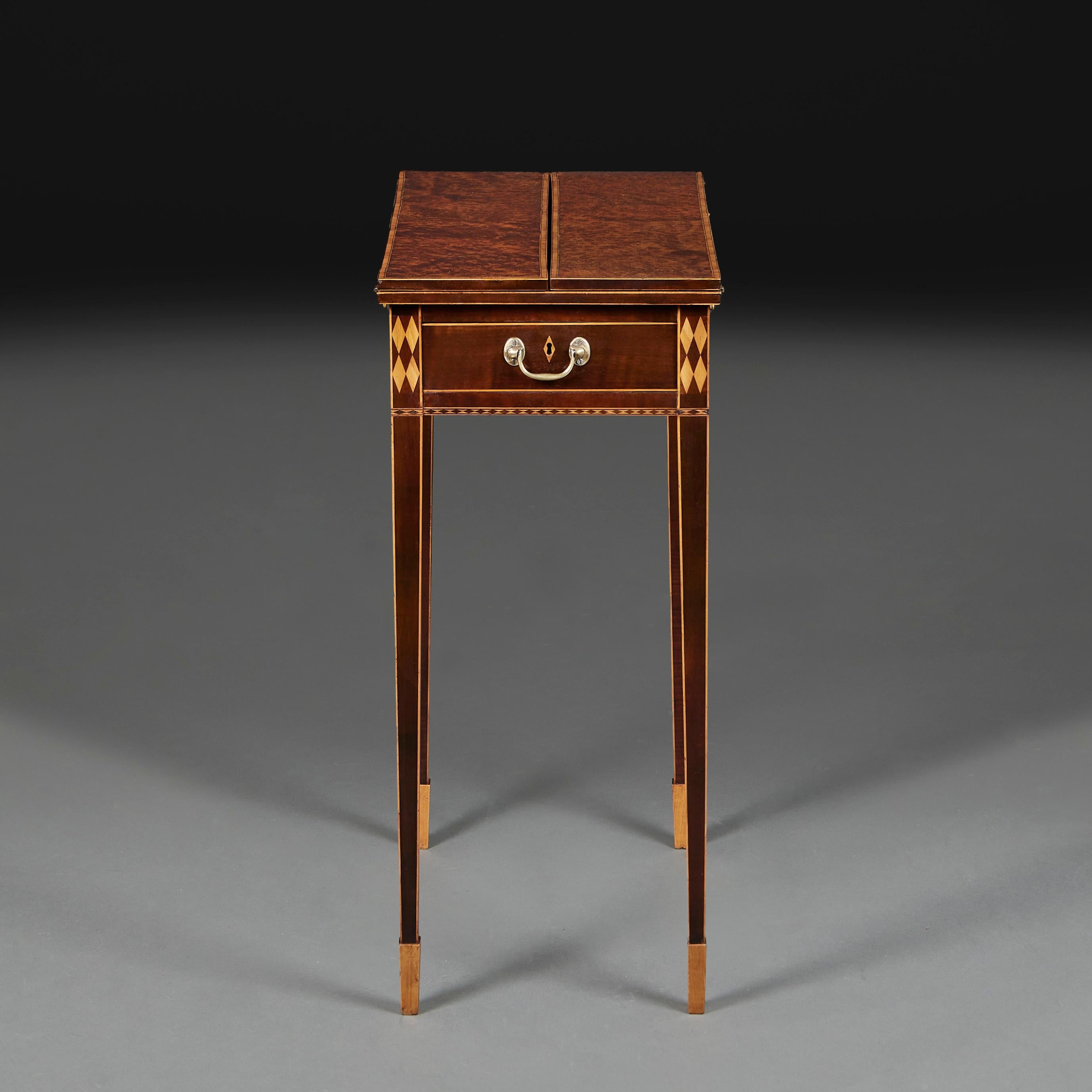 English A Late Eighteenth Century Writing Table of Diminutive Proportions 