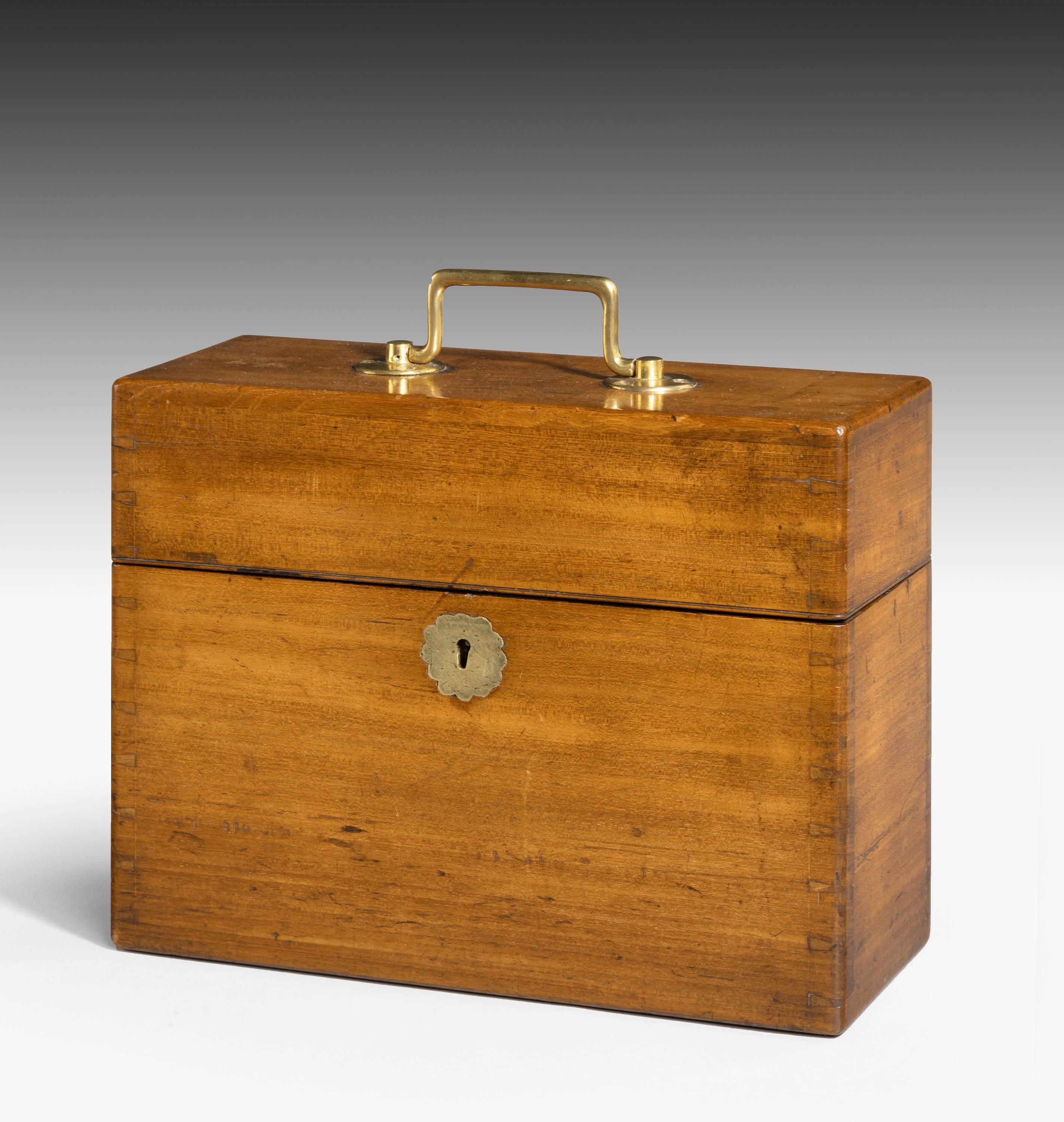 English Late George III Period Travelling Box
