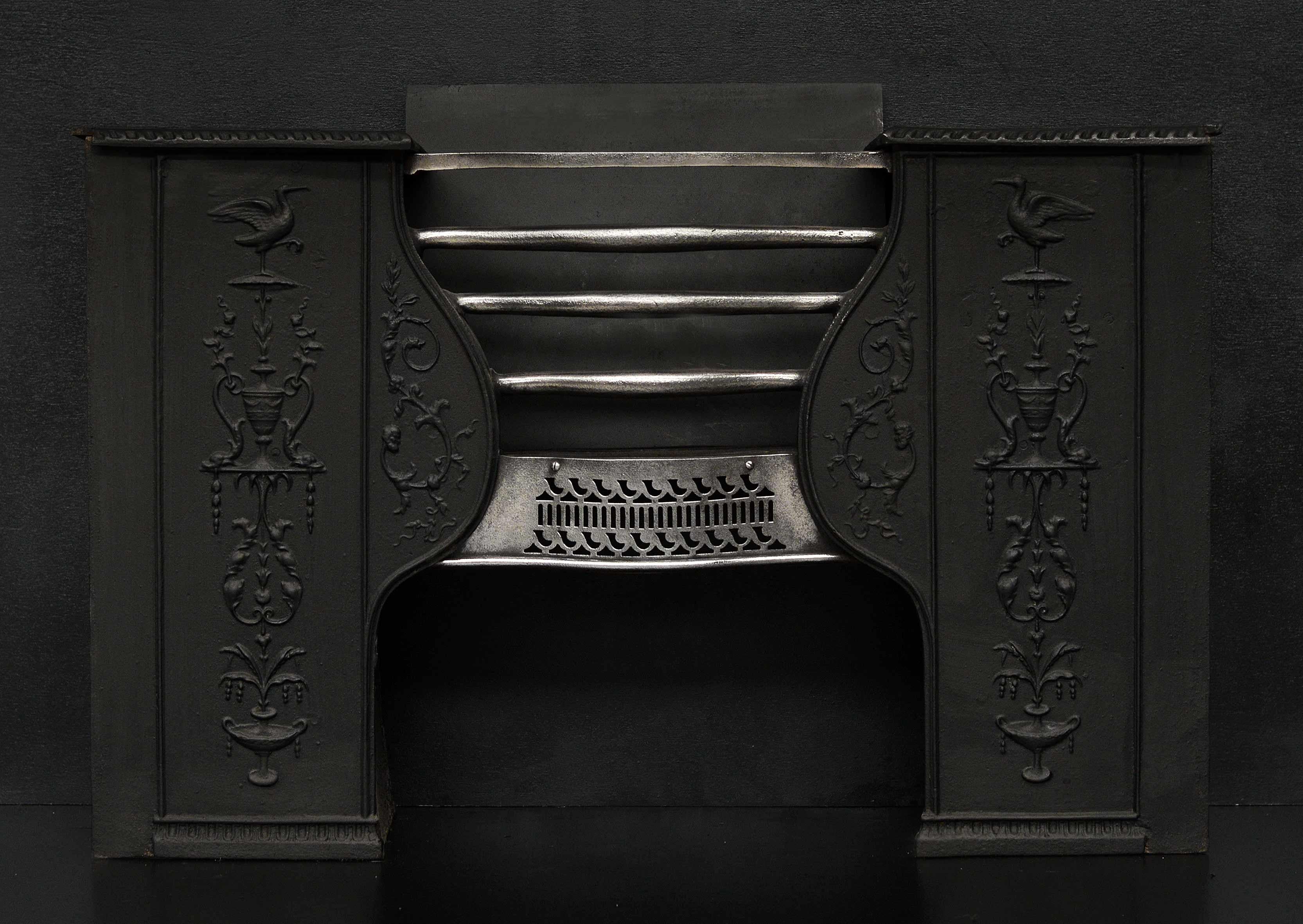 19th Century A Late Georgian Hob Grate For Sale
