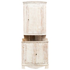 Late Gustavian Corner Cabinet 19th Century, circa 1800