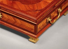 Late Louis XV Ormolu Mounted Marquetry Document Box in the Manner of Oeben