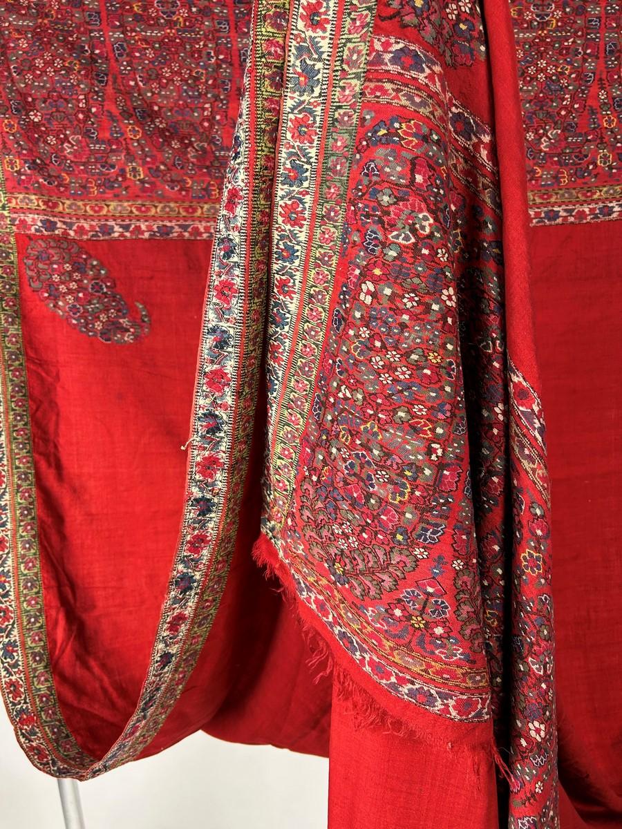 Kani-Schal aus der späten Mogul-Dynastie für den Export - Ostindien-Kompanie Ende 18. im Angebot 5