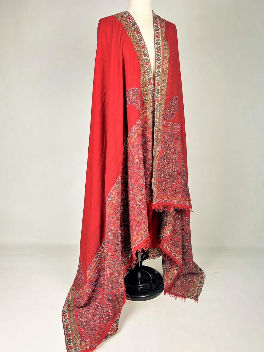 Kani-Schal aus der späten Mogul-Dynastie für den Export - Ostindien-Kompanie Ende 18. im Angebot 7